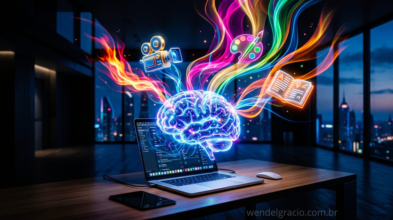 Inteligência Artificial e Criatividade: Como Criar Imagens, Vídeos e Roteiros com IA (Mesmo Sem Ser Profissional)