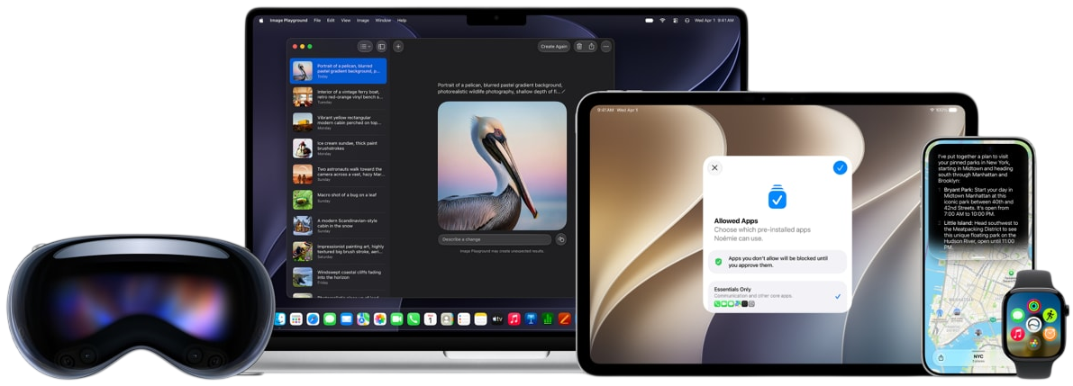Apple Iphone, Macbook, Ipad e Vision PRO
