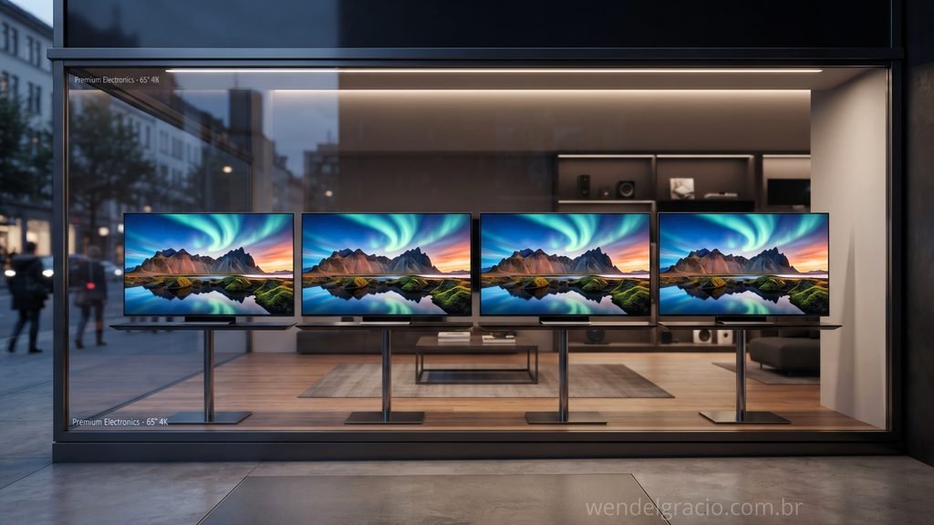 Comparativo entre TVs Mini LED da TCL, Hisense, Samsung e LG