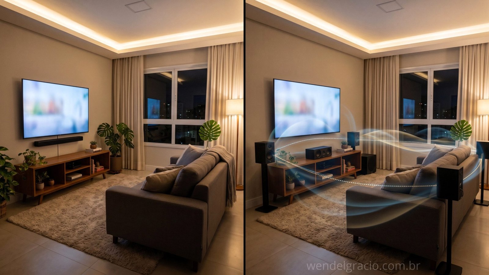 Soundbar ou Home Theater: Qual sistema de áudio combina mais com a sua sala?